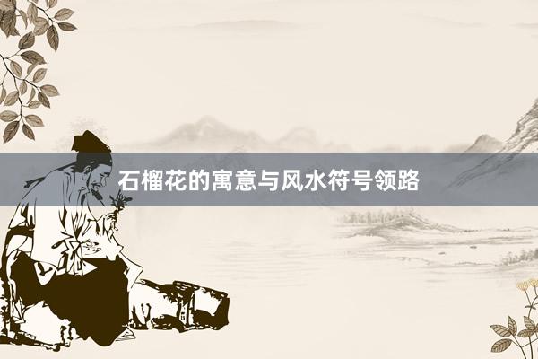 石榴花的寓意与风水符号领路